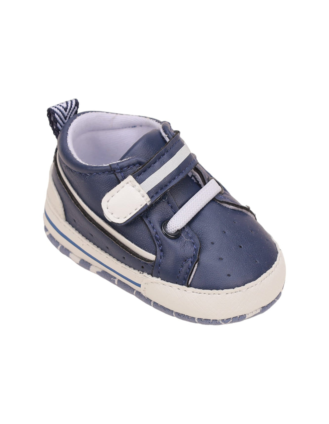 Booties Navy Blue & White for Boys