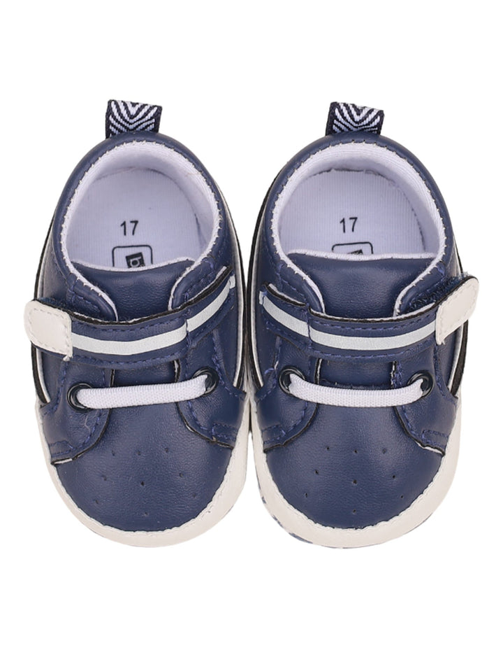 Booties Navy Blue & White for Boys