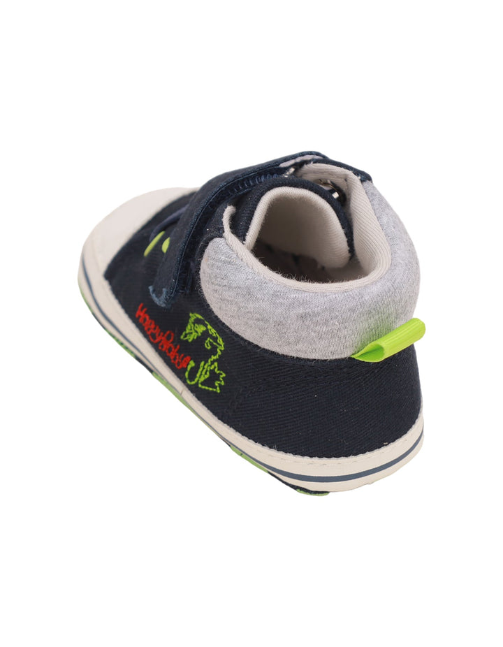 Booties Navy Blue with White Theme for Boys