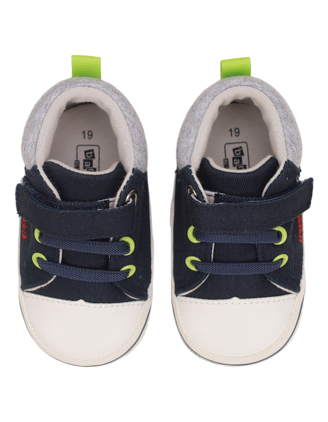 Booties Navy Blue with White Theme for Boys