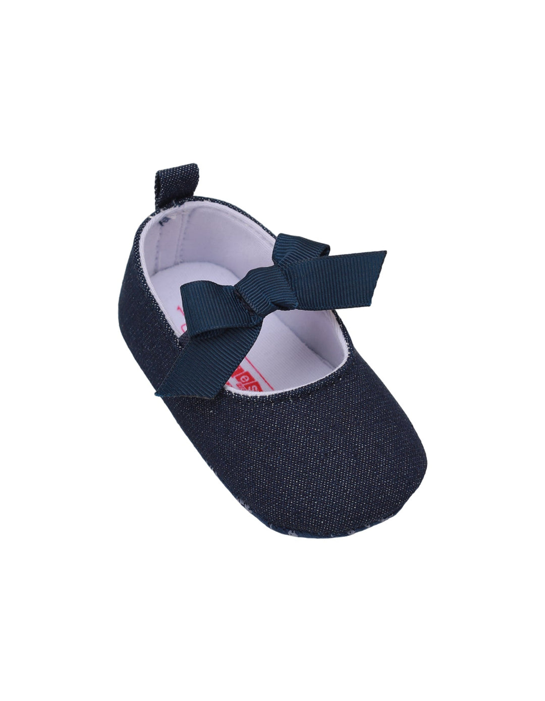 Booties Navy with Bow for Girls