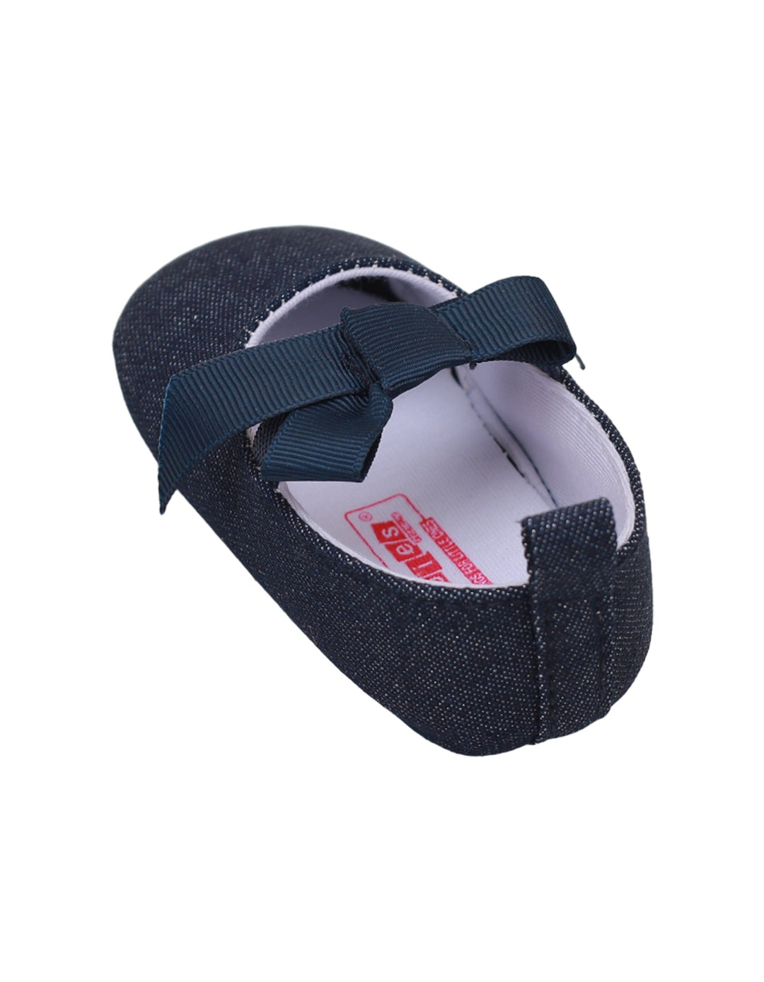 Booties Navy with Bow for Girls