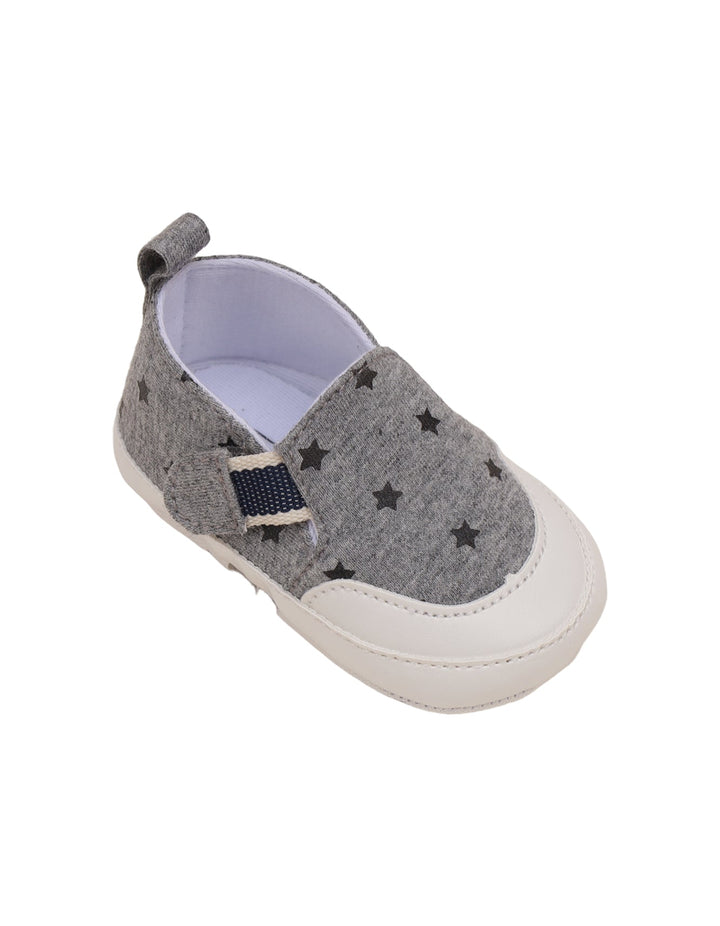 Booties Gray with Star Theme for Boys