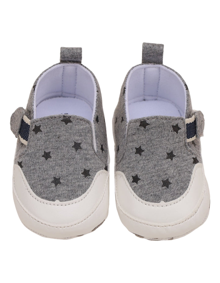 Booties Gray with Star Theme for Boys