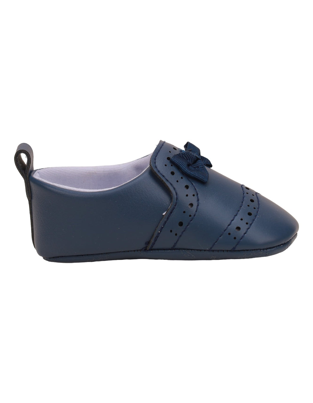 Booties Navy Blue with Bow Theme for Girls