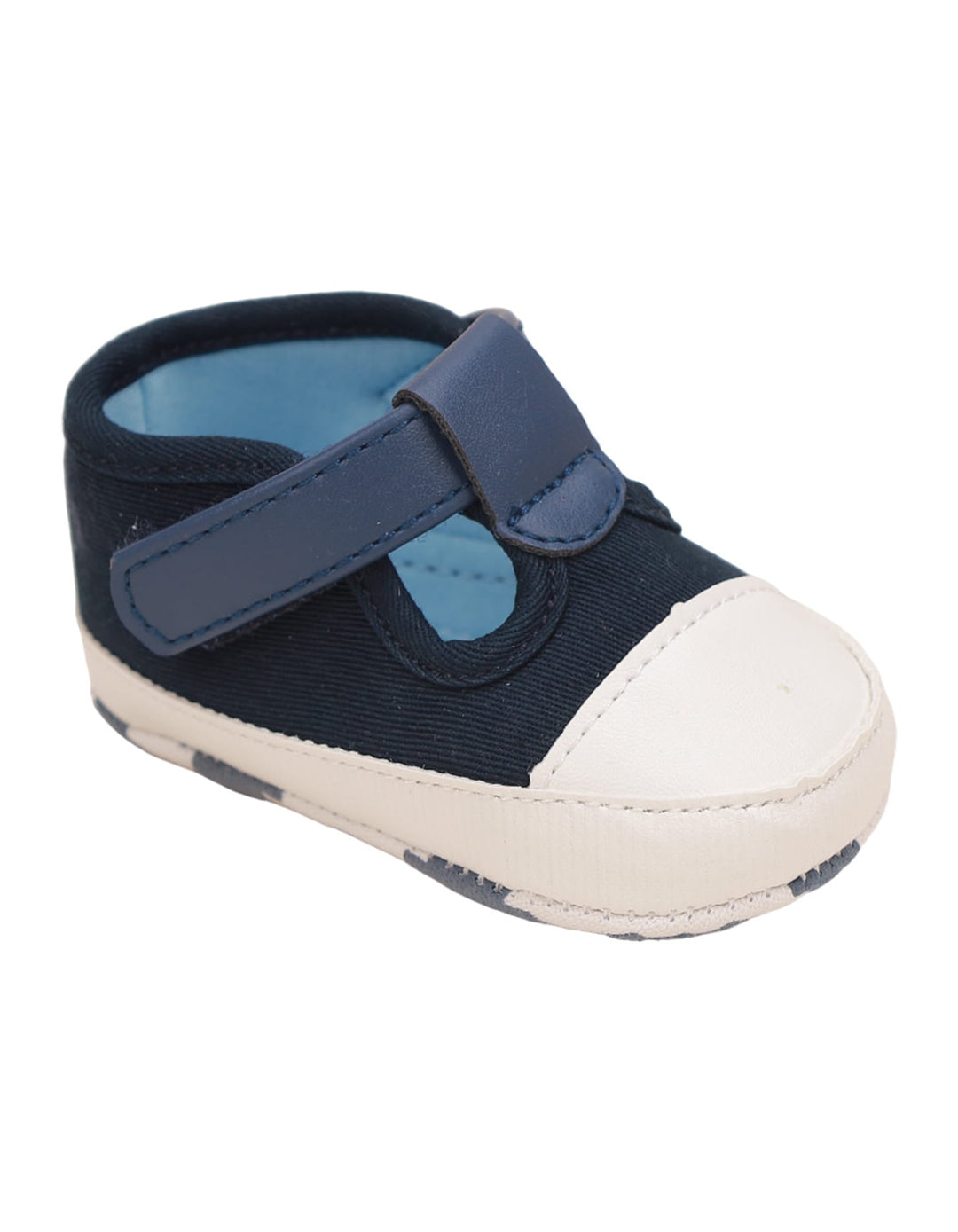 Booties Navy Blue & White for Boys