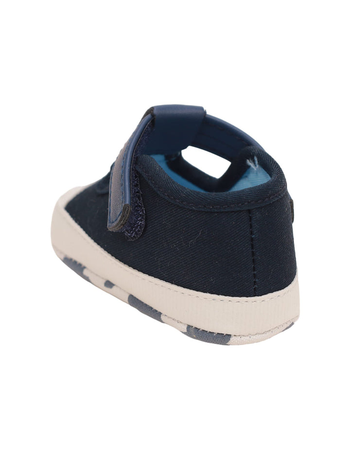 Booties Navy Blue & White for Boys