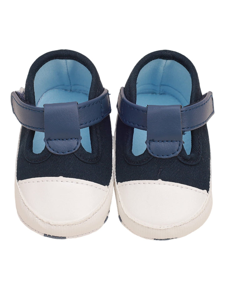 Booties Navy Blue & White for Boys