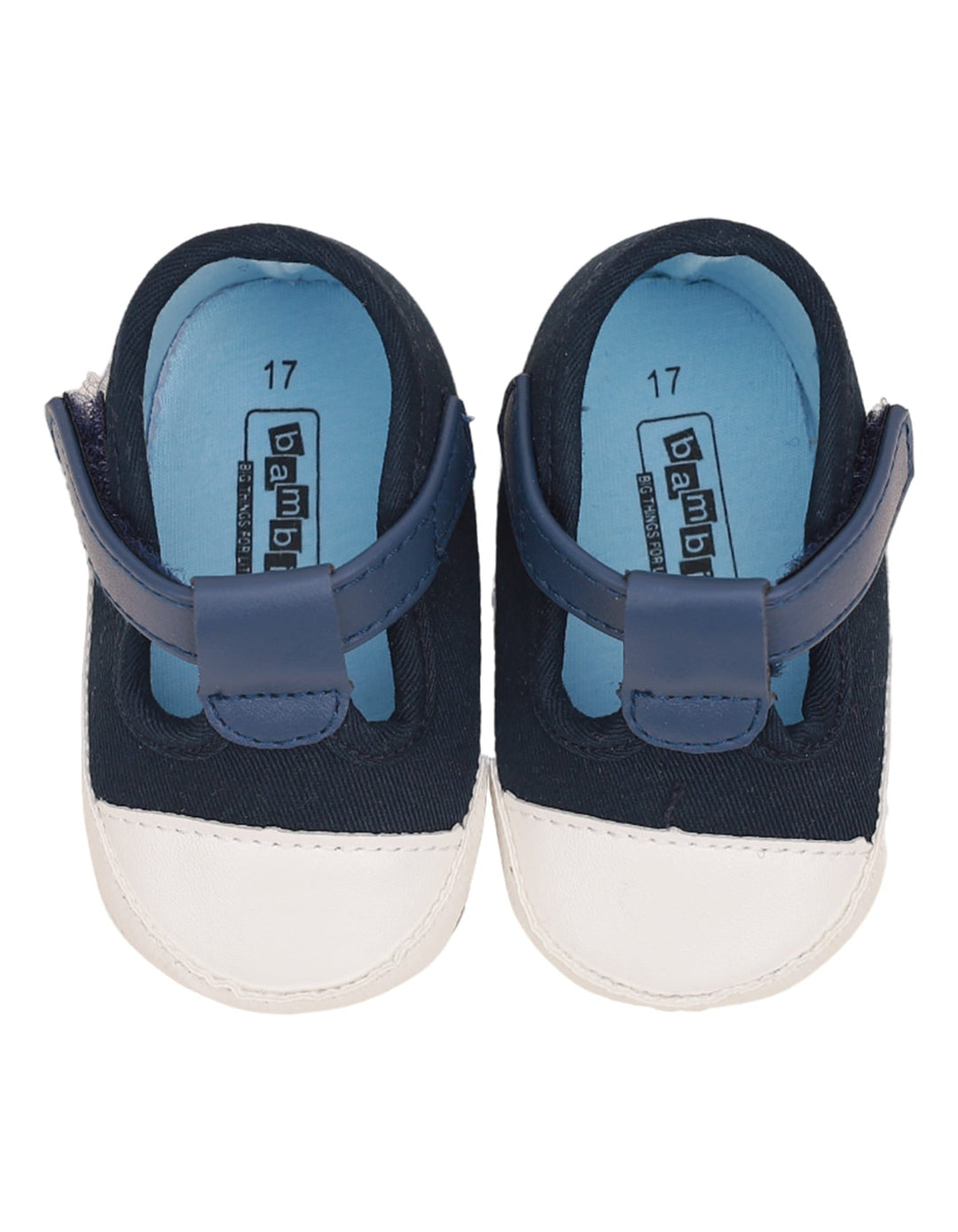 Booties Navy Blue & White for Boys