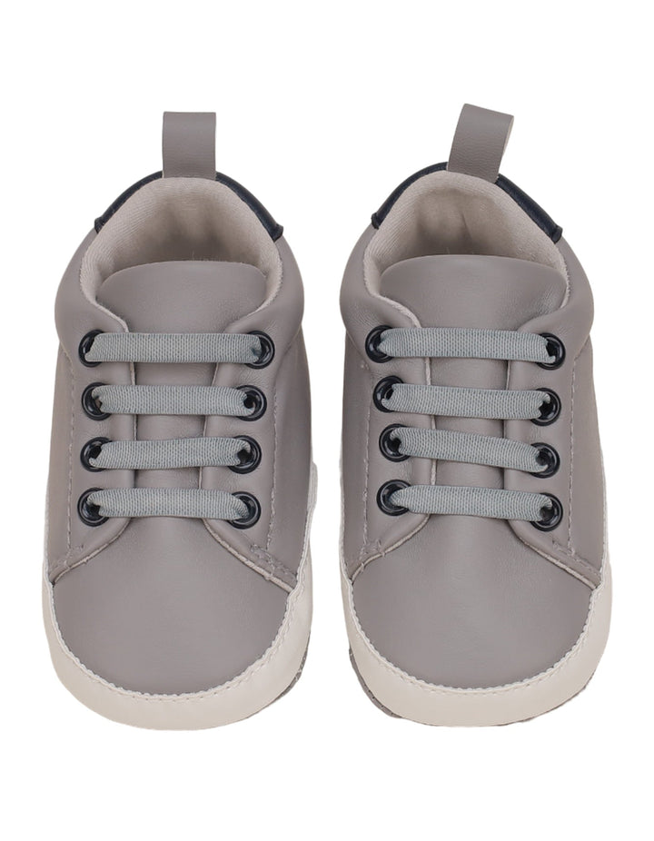 Booties Gray with Laces for Boys