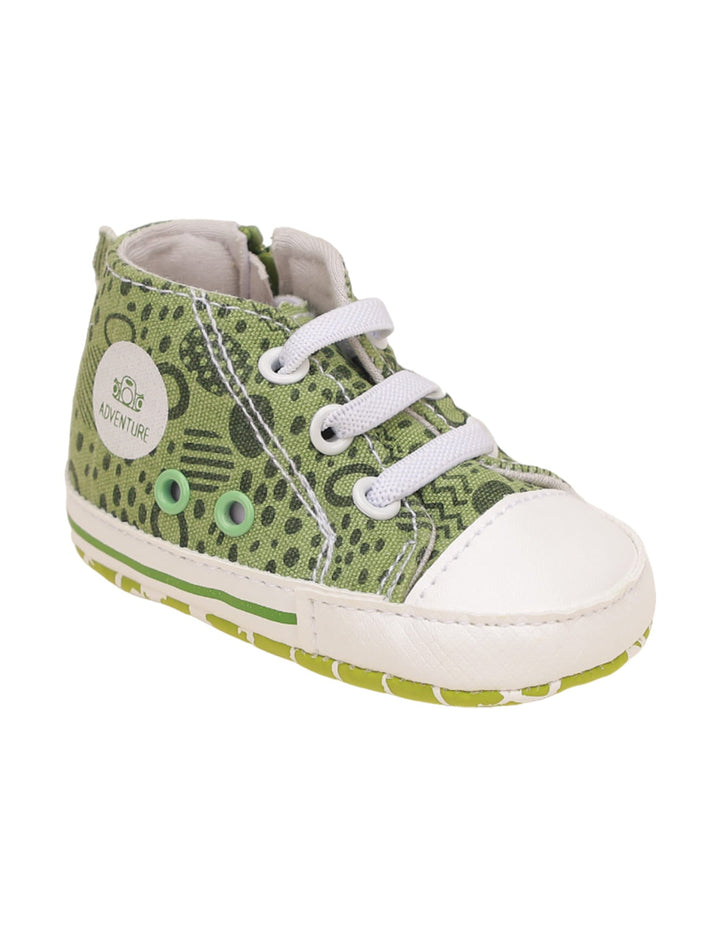 Booties Green & White for Boys