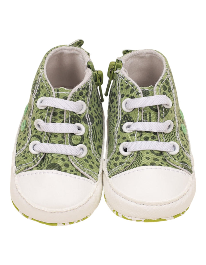 Booties Green & White for Boys