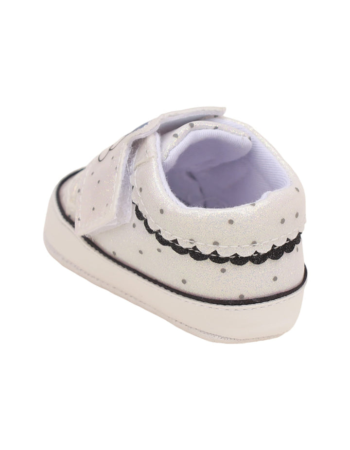 Booties White & Silver for Girls