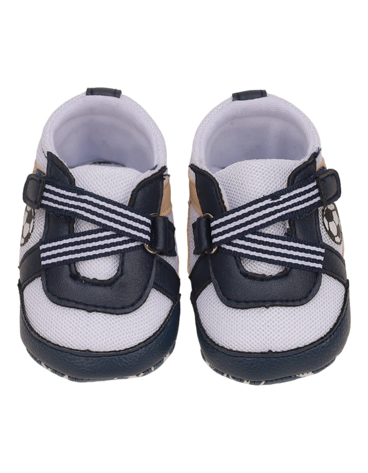 Booties Navy Blue with Football Theme for Boys