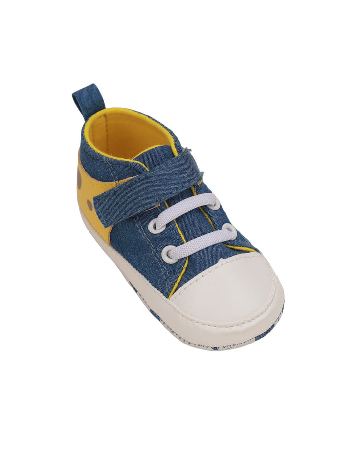 Booties Blue with Yellow Theme for Boys