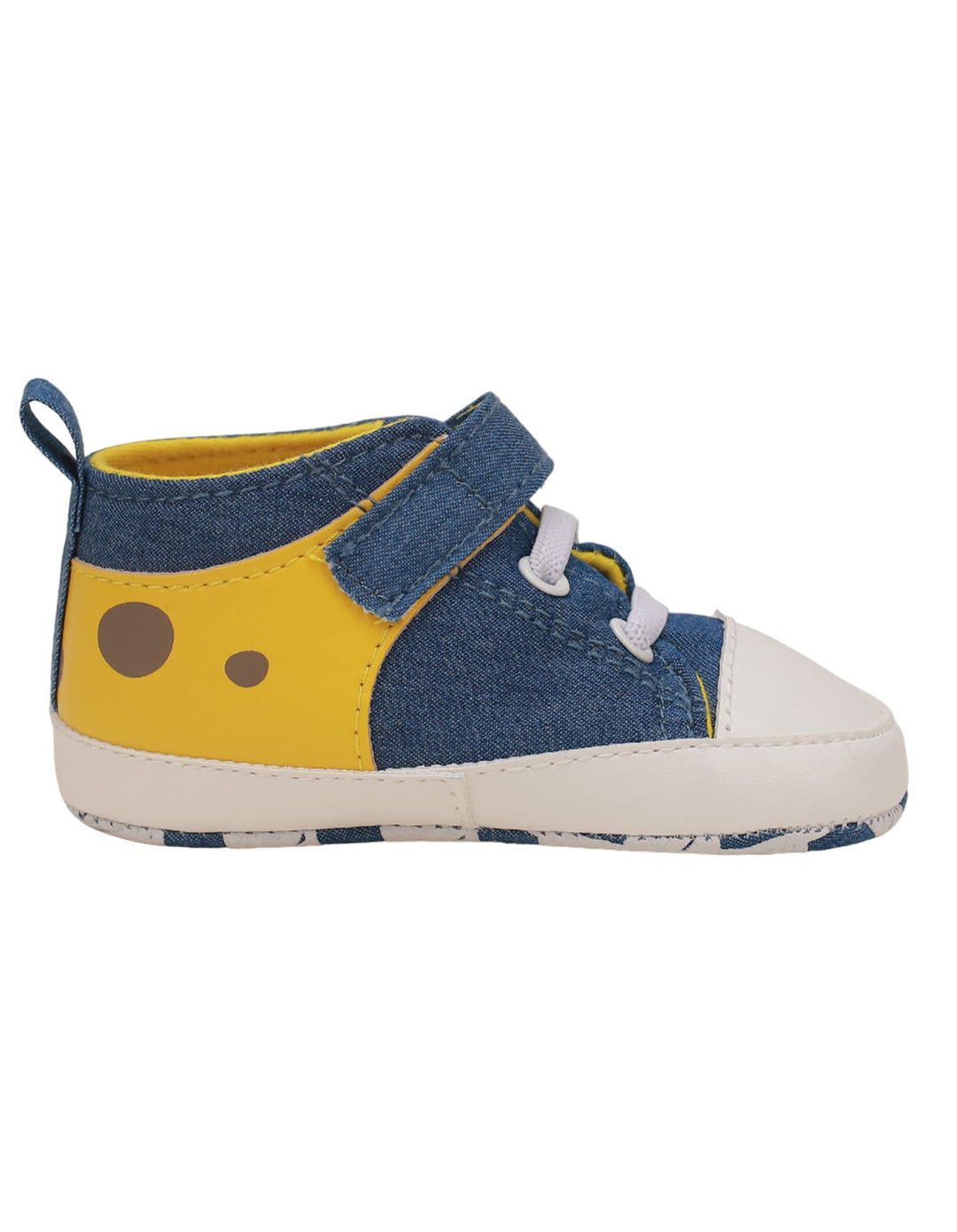 Booties Blue with Yellow Theme for Boys