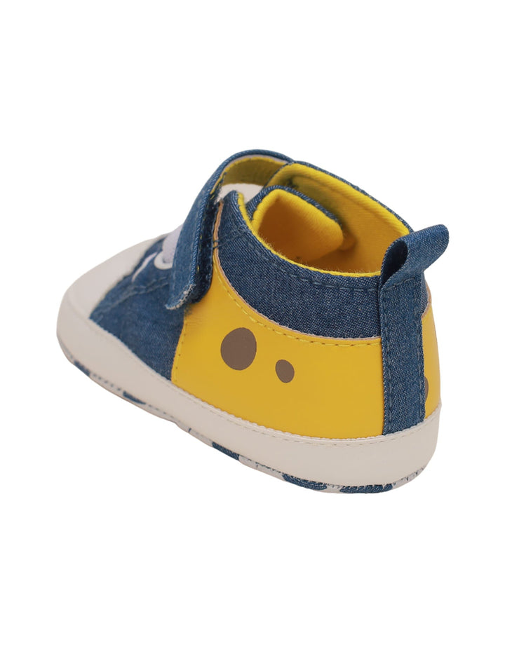 Booties Blue with Yellow Theme for Boys