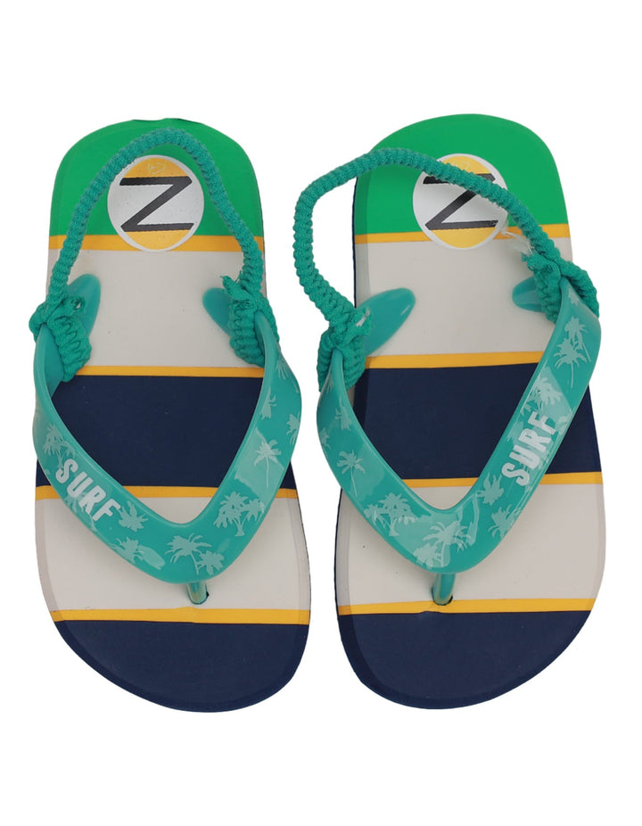 Slippers Green & Blue for Boys - Surf