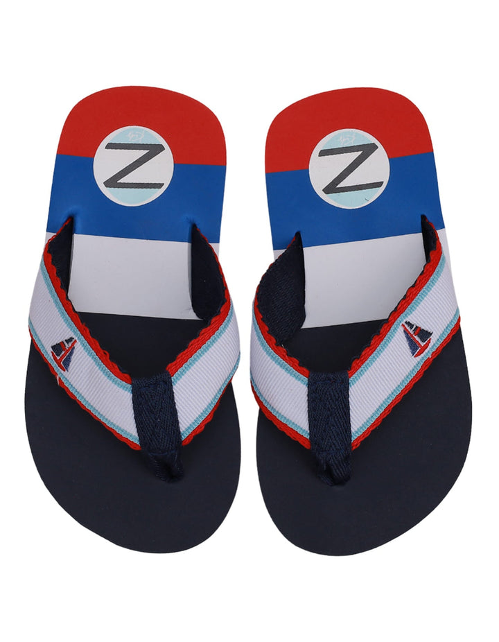 Slippers Blue & Red for Boys - Boat