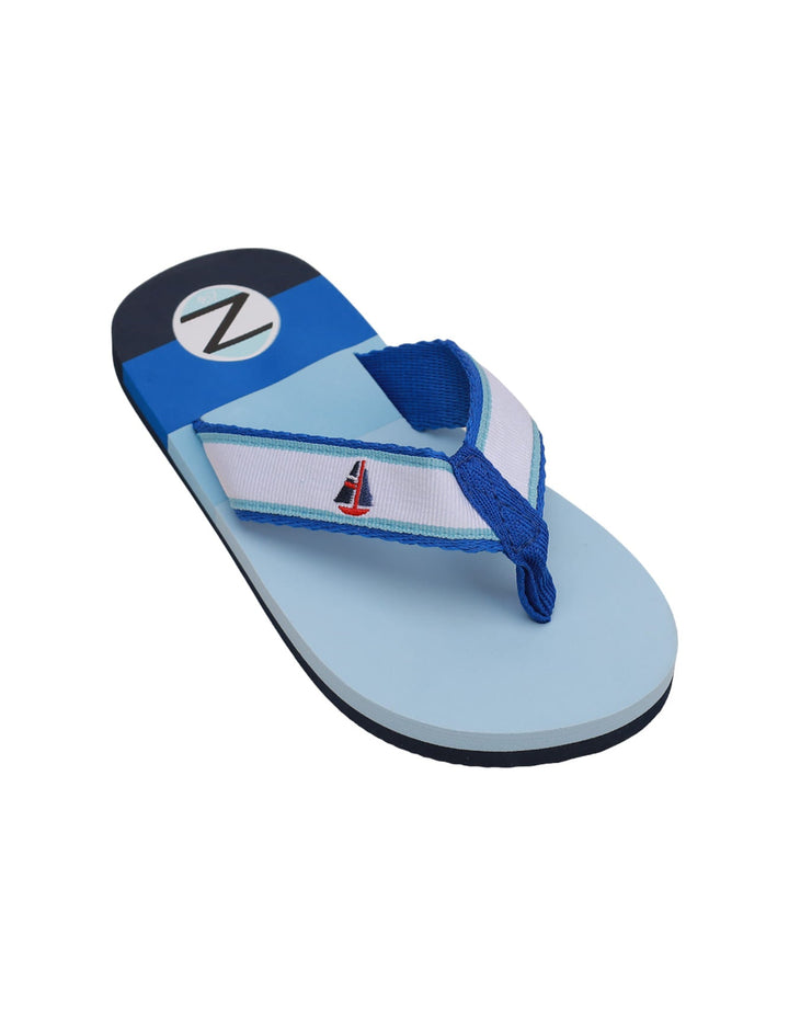 Slippers Blue & White for Boys - Boat