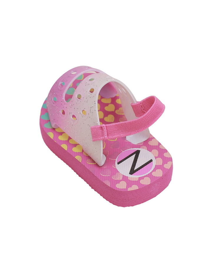 Slippers Pink for Girls - Hearts