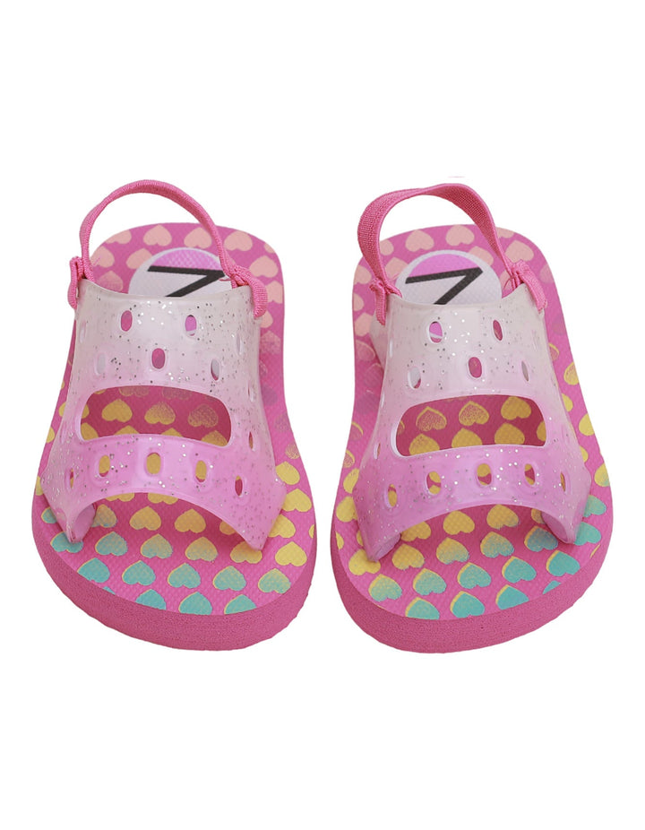 Slippers Pink for Girls - Hearts