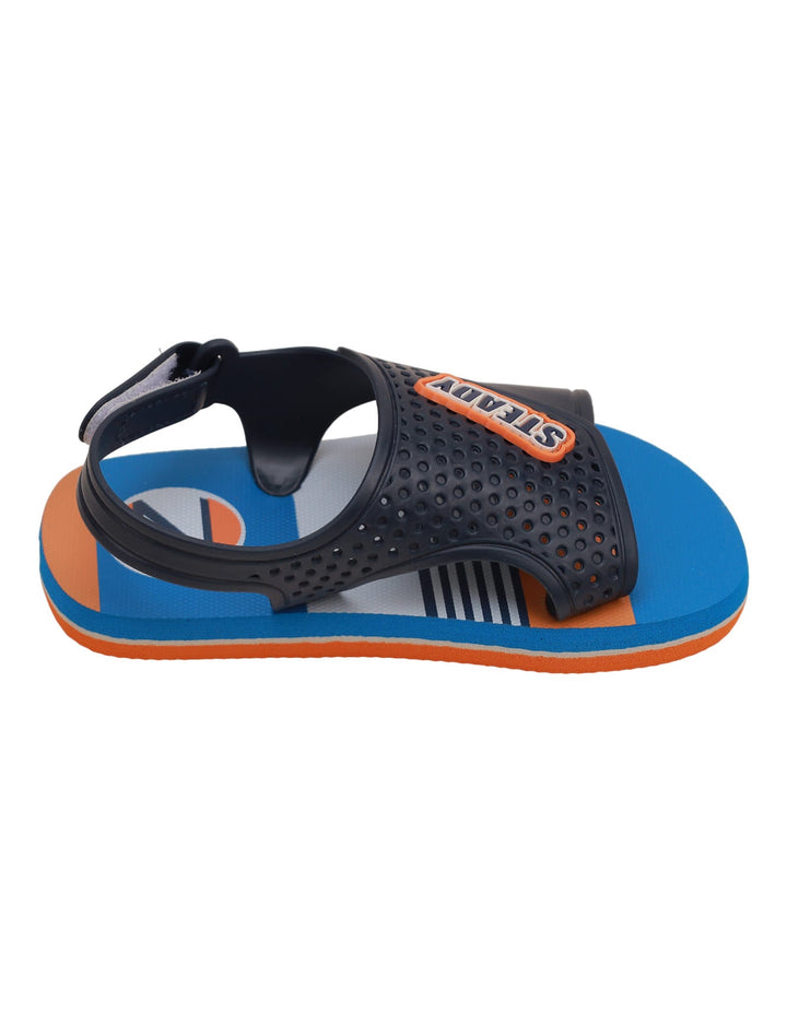 Sandal Blue & Black for Boys - Steady