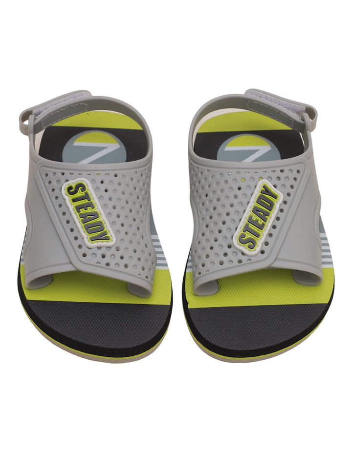 Sandal Gray & Green for Boys - Steady