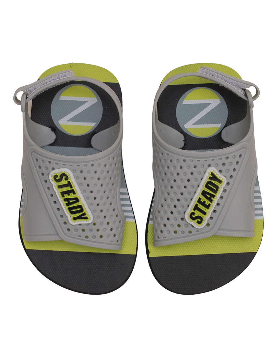 Sandal Gray & Green for Boys - Steady