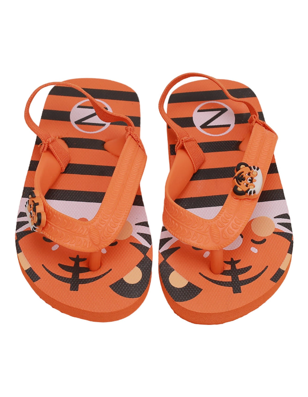 Slippers Orange & White for Boys - Tiger