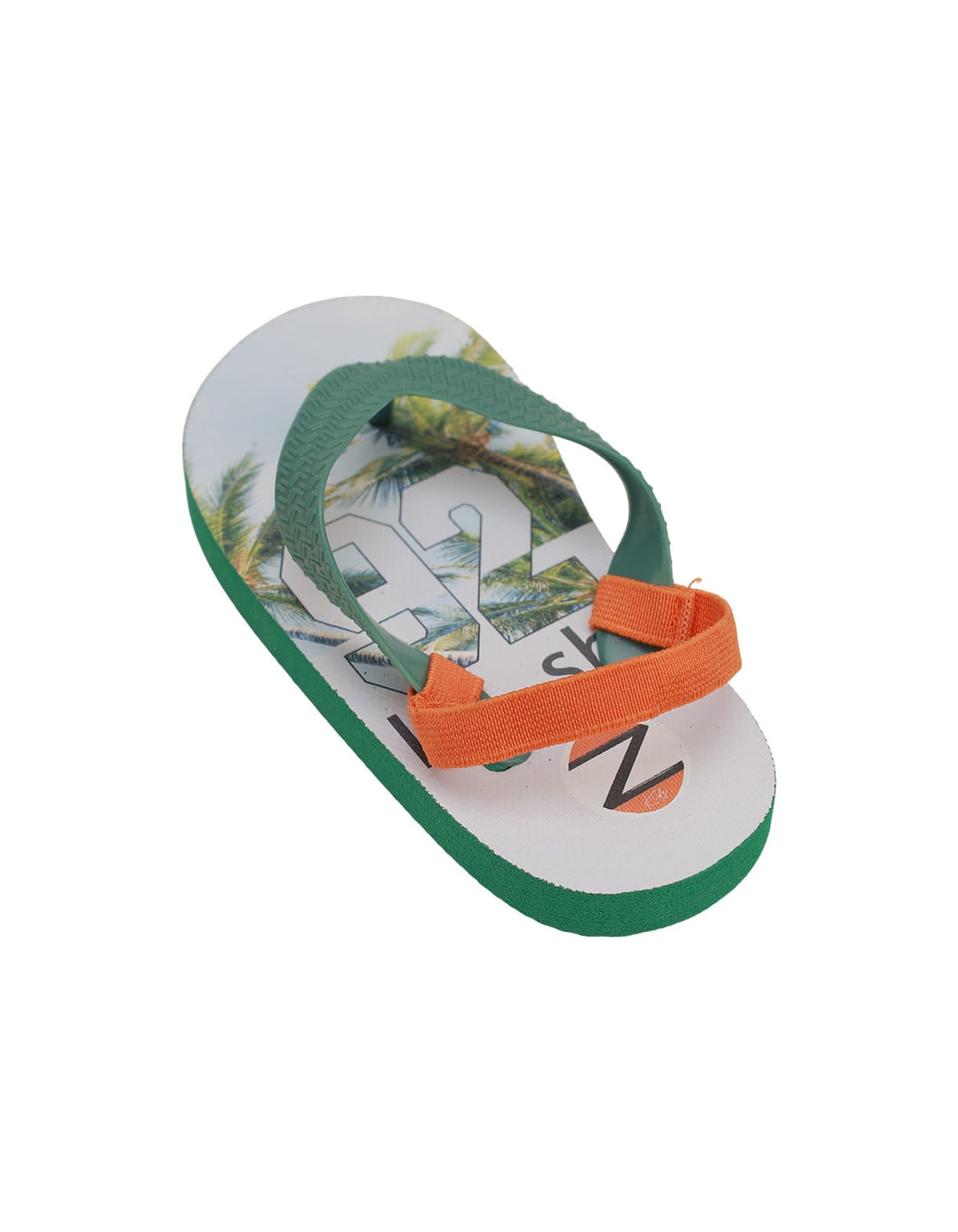 Slippers Green & Orange for Boys - Beach