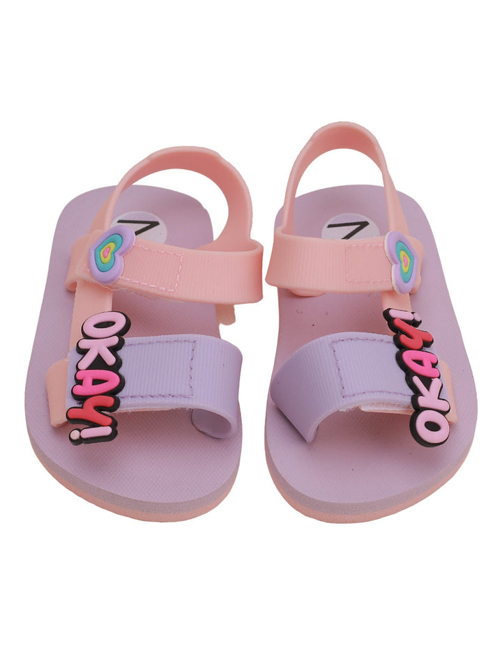 Sandal Purple for Girls - Okay