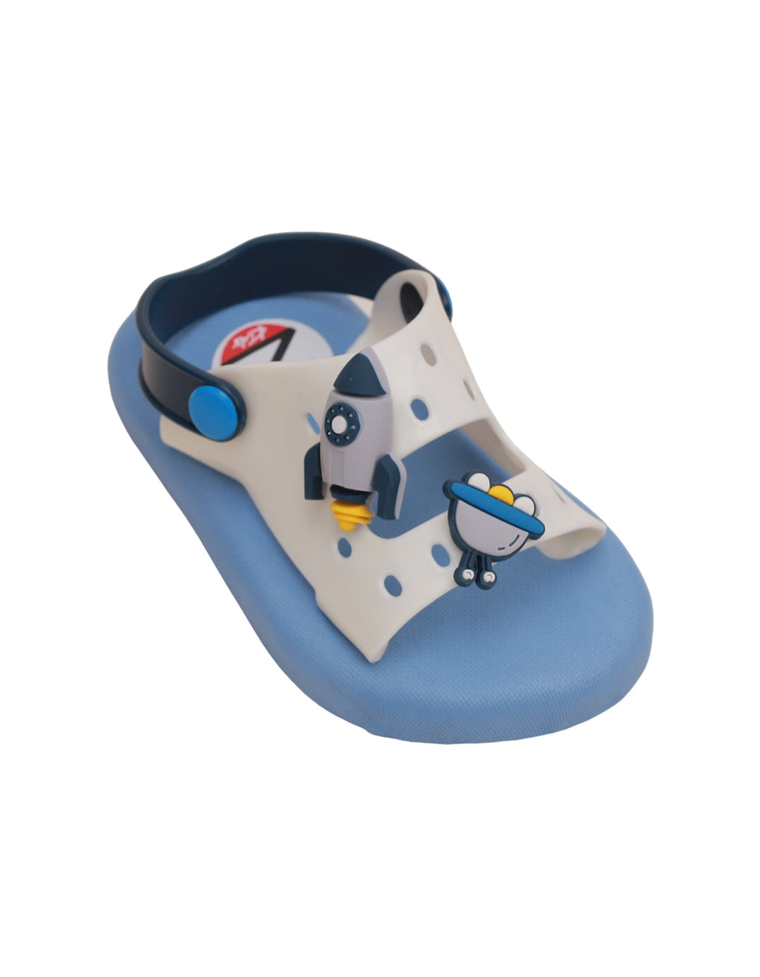 Slippers Blue & White for Boys - Space Theme