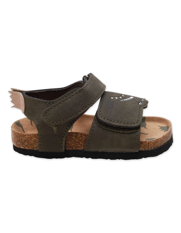 DinoSteps Kids’ Dinosaur Sandals – Velcro Strap & Cork Footbed - Zubaidas Official™