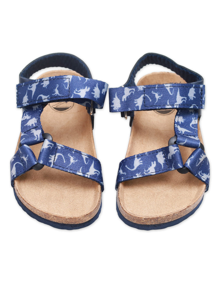 DinoSteps Kids’ Dinosaur Sandals – Velcro Strap & Cork Footbed - Zubaidas Official™