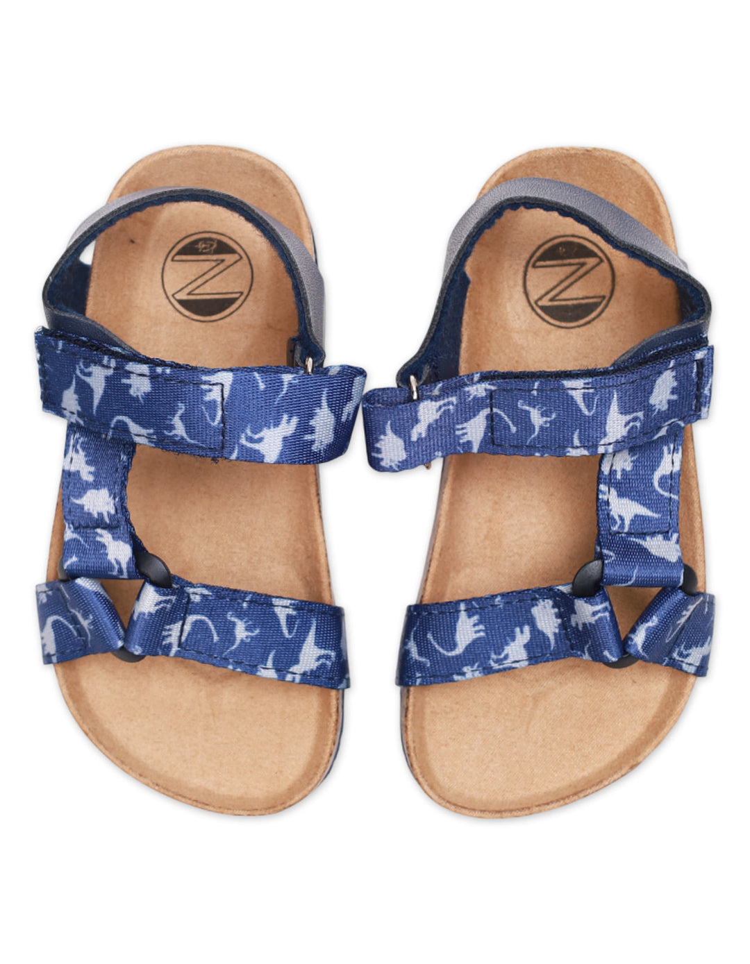 DinoSteps Kids’ Dinosaur Sandals – Velcro Strap & Cork Footbed - Zubaidas Official™
