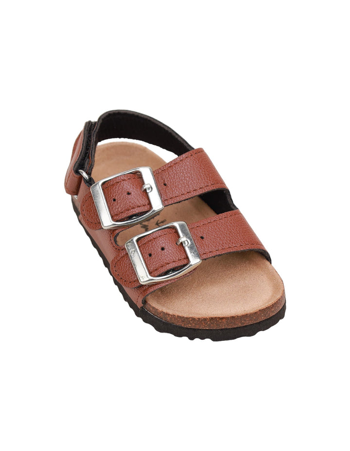 Sandal Brown with Black Sole for Boys