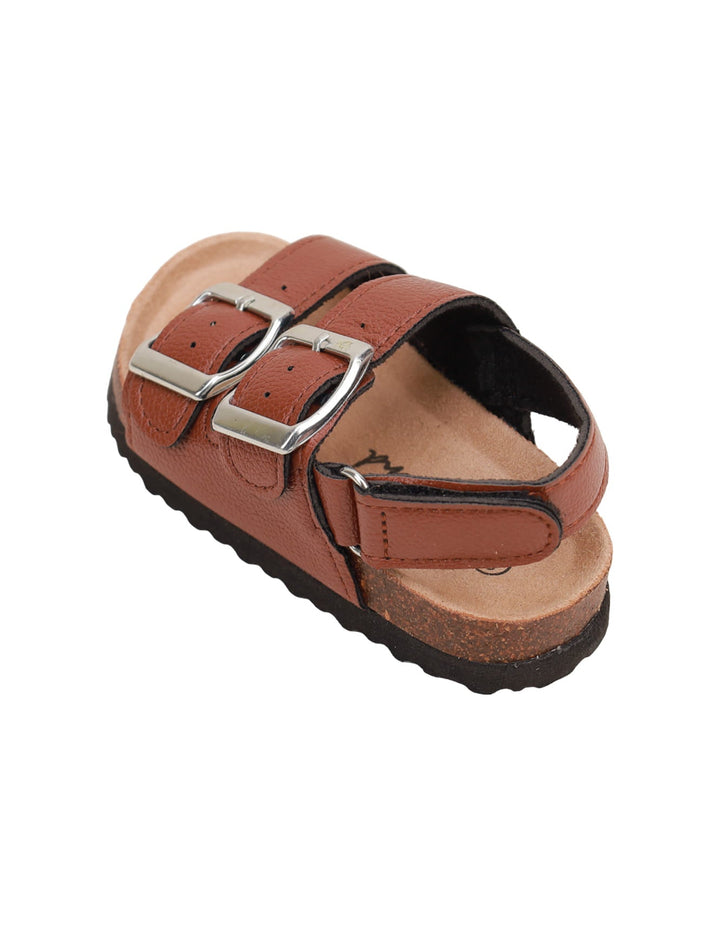 Sandal Brown with Black Sole for Boys