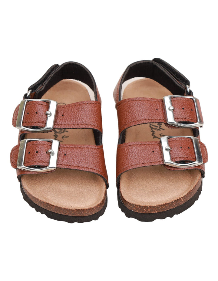 Sandal Brown with Black Sole for Boys