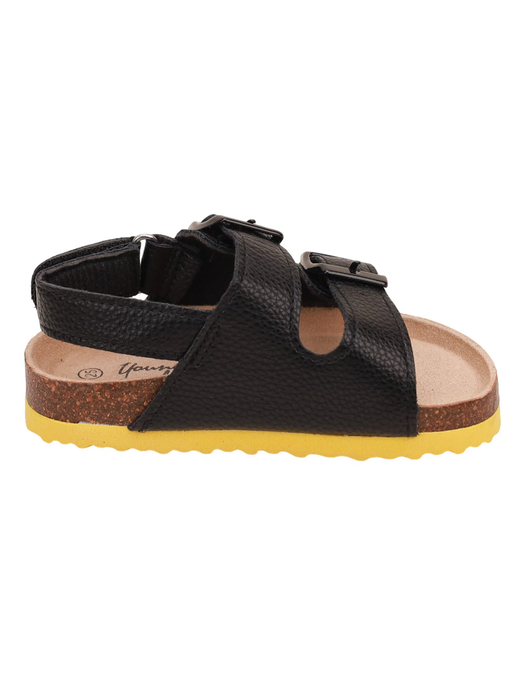 Sandal Black with Yellow for Boys