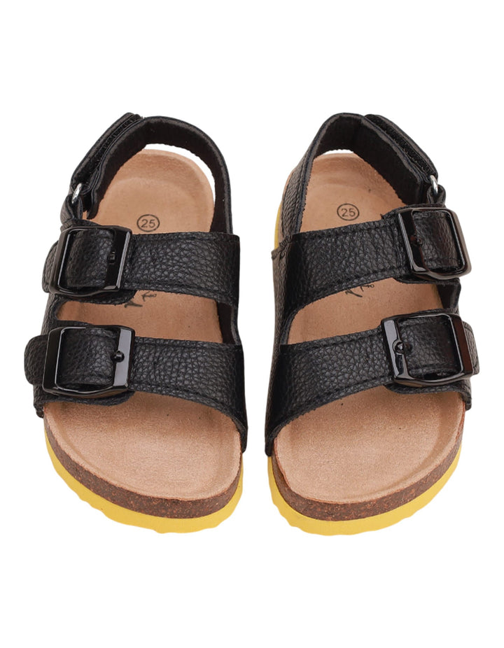 Sandal Black with Yellow for Boys