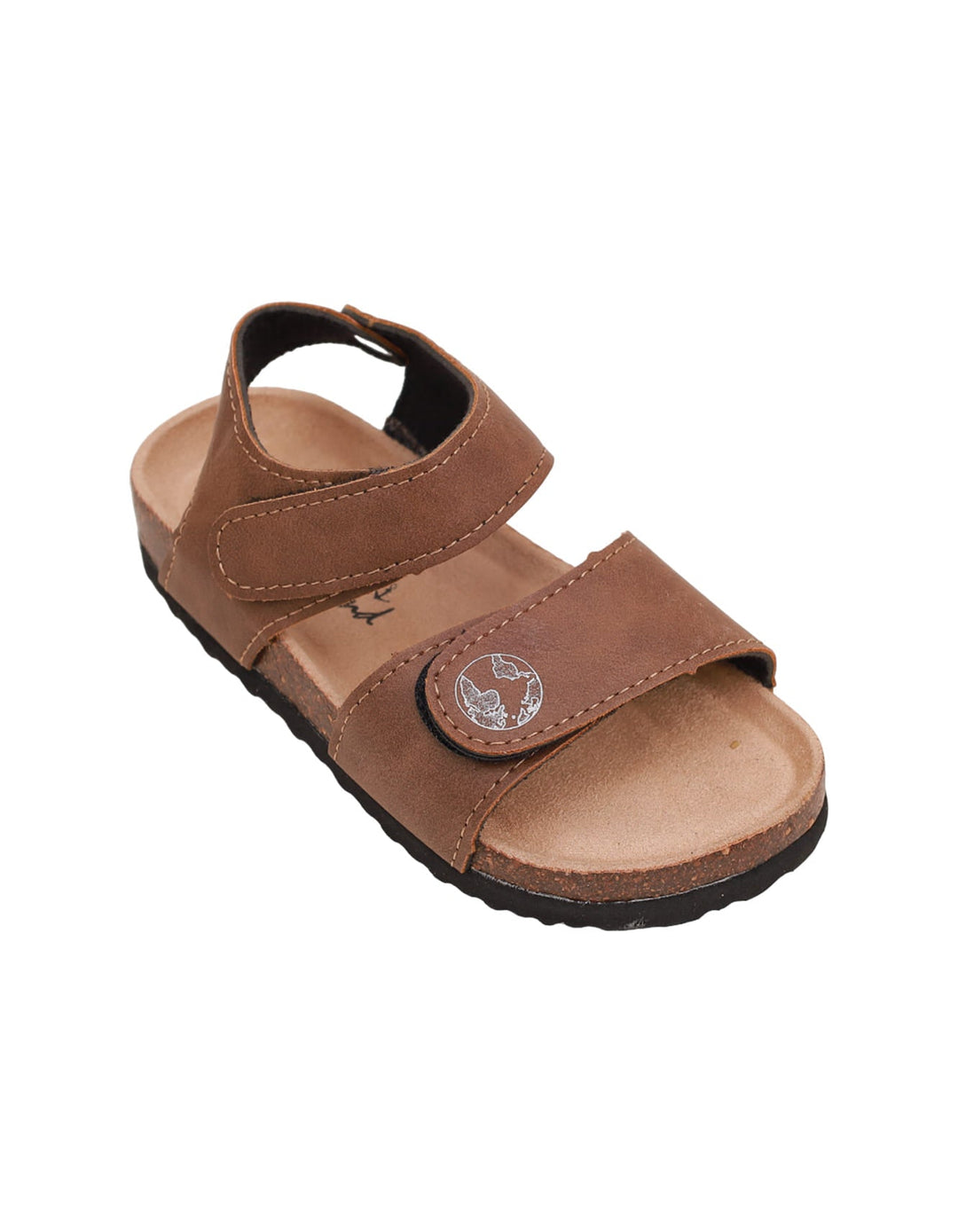 Sandal Brown with Black Sole for Boys