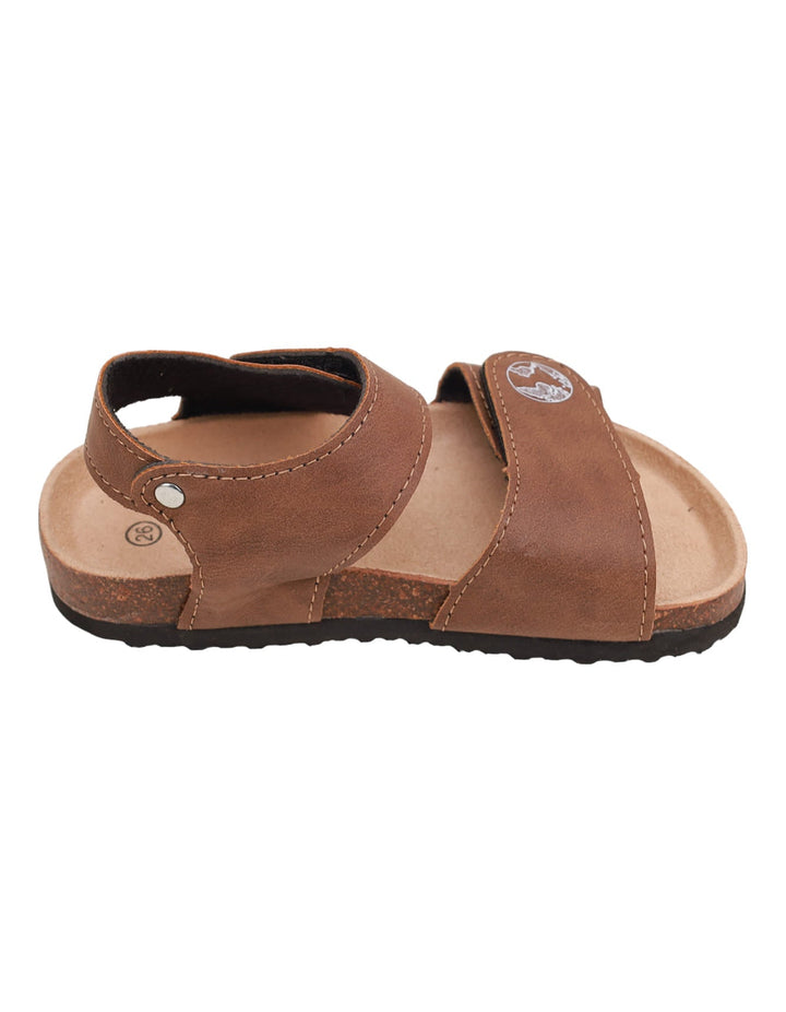 Sandal Brown with Black Sole for Boys