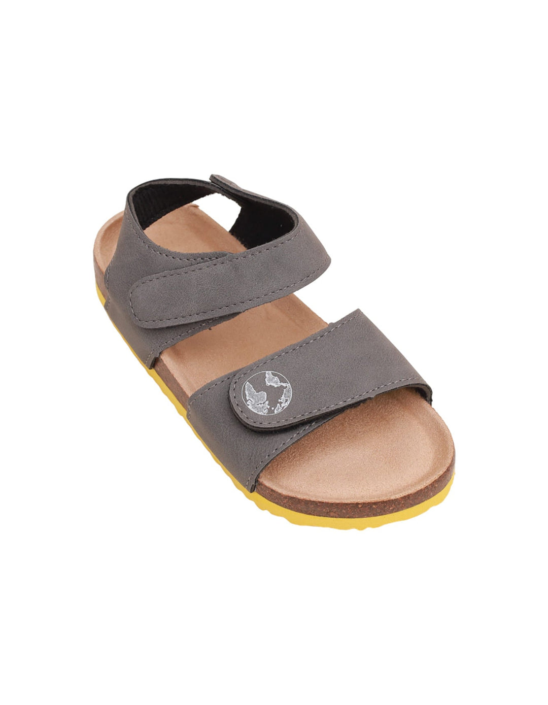 Sandal Gray with Yellow Sole for Boys