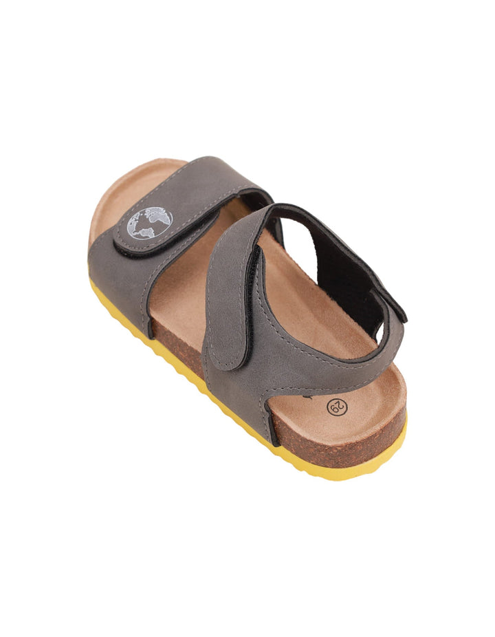 Sandal Gray with Yellow Sole for Boys