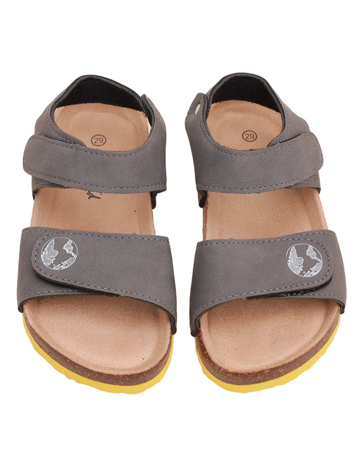 Sandal Gray with Yellow Sole for Boys