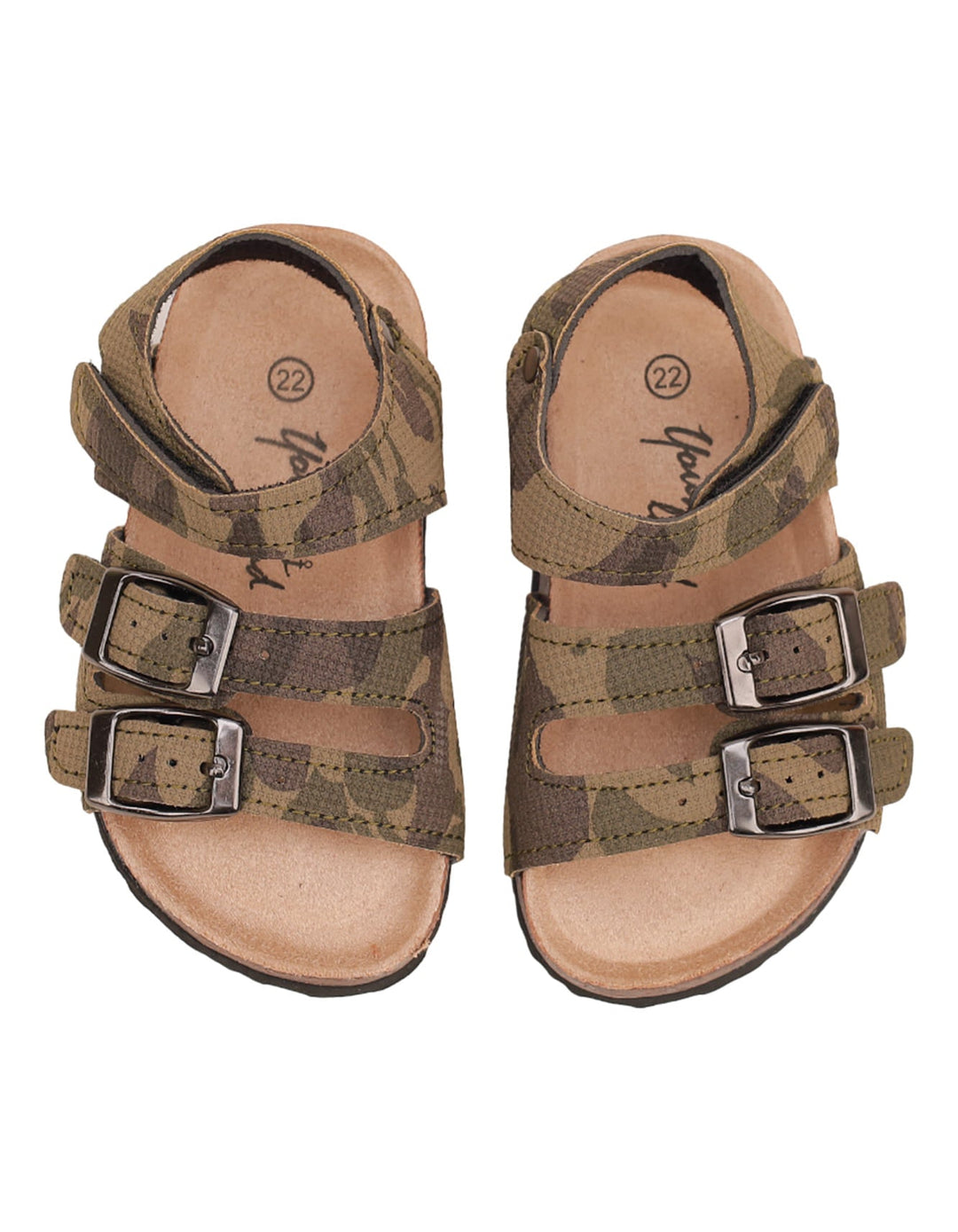 Sandal Green Camouflage for Boys