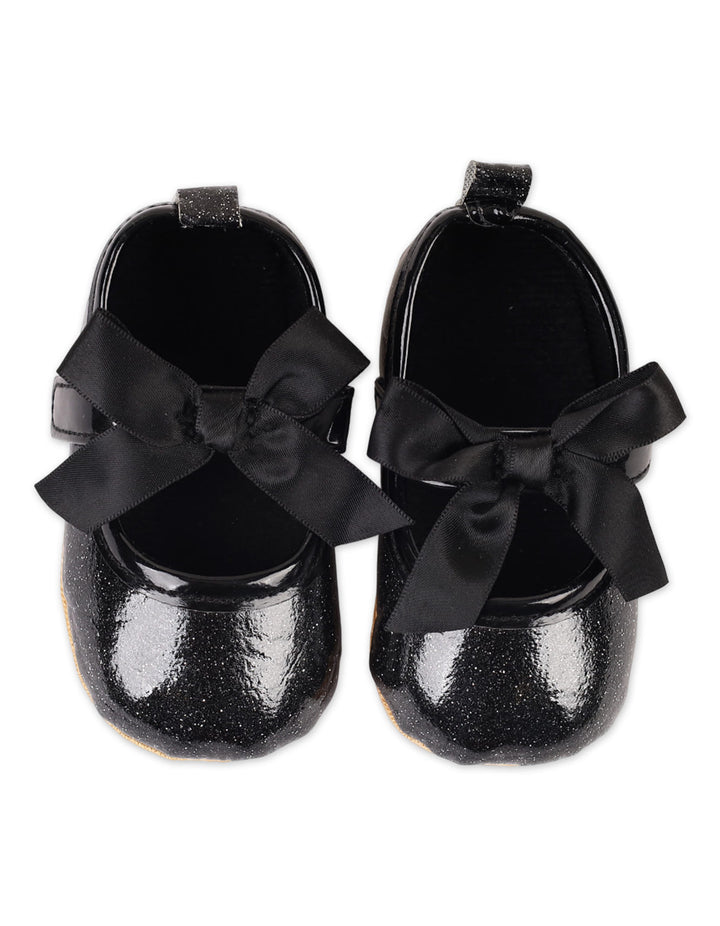 Zubaida's Midnight Sparkle Mary Jane Satin Bows Shoes - Zubaidas Official™