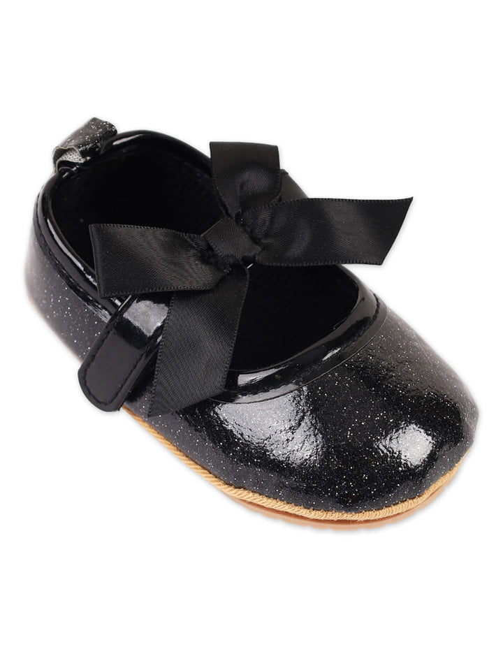 Zubaida's Midnight Sparkle Mary Jane Satin Bows Shoes - Zubaidas Official™
