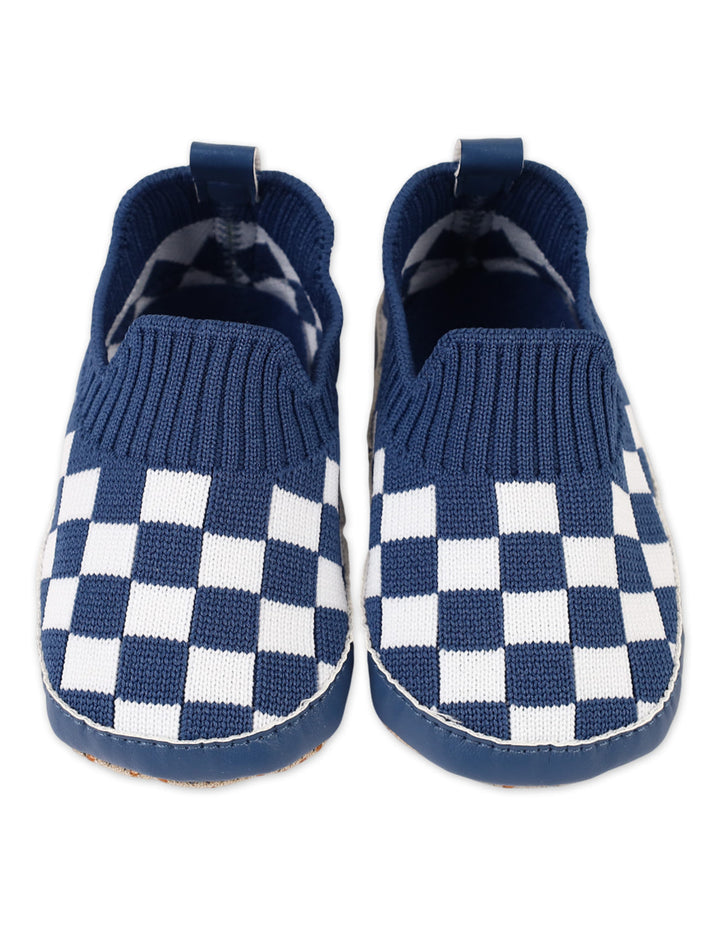 Zubaida's Checkerboard Cutie Knitted Slip-On Shoes - Zubaidas Official™